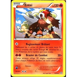 Asmodée Entei - Carte Pokémon 14/98 Xy Origines Antiques