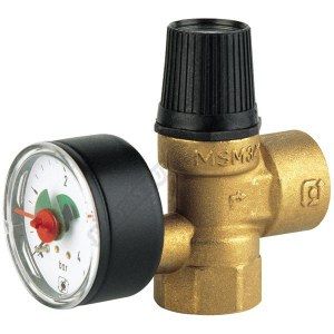 Watts Industries soupape de chauffe avec mano 3 bar 15x21 nf r&eacute;f 22l0210134