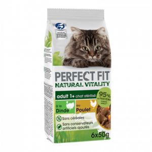 Image de Perfect fit ? Natural Vitality Adult 1+ chats stérilisés poulet et dinde ?