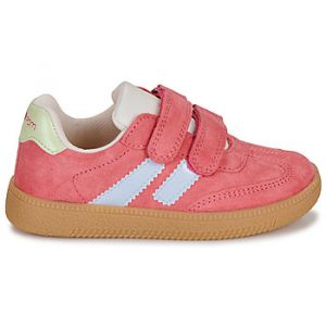 Shoo Pom Baskets basses enfant YUZU LO SCRATCH Rose - Taille 28,29,30,31,32,33,34