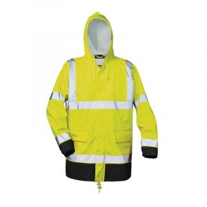 Norway Veste de pluie de signalisation en pu manfred xl 100 - 200 g polyester veste 1 pièce(s) veste de pluie de signalisation en pu manfred taille xl