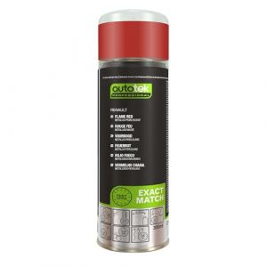 Autotek Peinture pour voiture en a&eacute;rosol Professional Exact Match, Renault Flame Red/Rouge Feu, 300ml