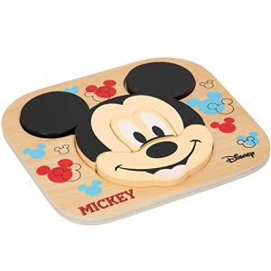 Image de Puzzle Mickey en bois 6 pièces