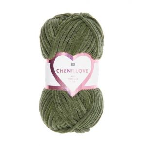 Rico Design Découvrez le Confort et la Douceur de la Pelote Velours Creative Chenillove 100GR de (...) - 24 Olive