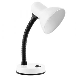 Orno Lampe Classique Noir Bras Flexible Eclairage Bureau