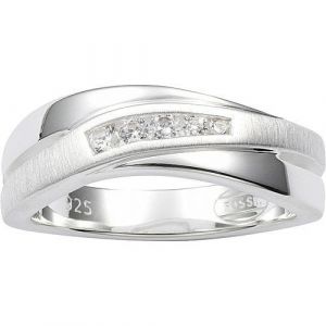 Image de Fossil JF12766040 - Bague Femme - Argent 925/1000 - Oxydes de Zirconium - T 50