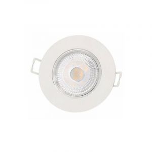 Spot led Encastrable 5W IP65 Ø72mm Blanc - Unité / Blanc Chaud Silumen