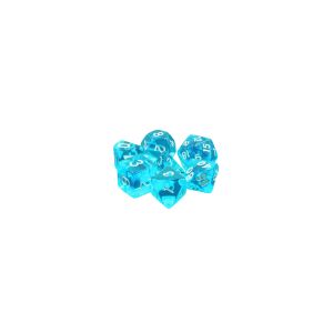 Epic Forge HDT-02 Lot de 7 Dés en boîte – Gemmes Azur