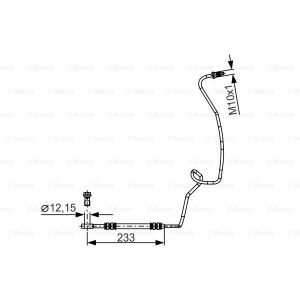 Bosch Flexible de frein VOLKSWAGEN GOLF, AUDI A3 (1 987 481 338)