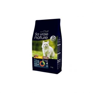 Image de Sa vraie nature Croquettes Chat Stérilisé Lapin et Poulet 5 kg