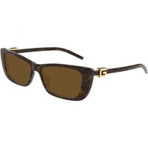 Gucci Femme GG1681S 004 Lunettes de soleil Injecté Havane Marron Cat Eye