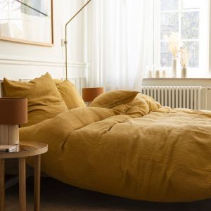 Blanc Cerise Housse de couette en gaze de coton 200x200cm Rhum
