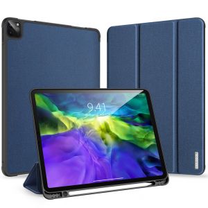 Étui de tablette portefeuille Domo pour iPad Pro 11 (2020) Bleu foncé Dux Ducis