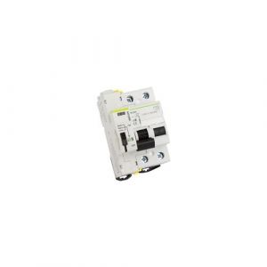TechBrey Interrupteur Diff&eacute;rentiel Industriel R&eacute;armable Compact 2P-30mA 40-63A-10kA Class A MATIS 63 A