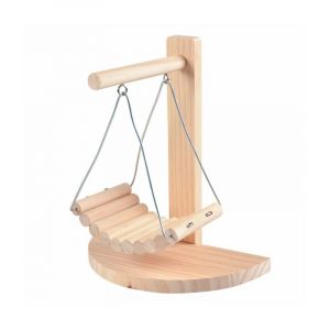 Duvo Chaise à bascule en bois pour rongeur