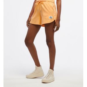 Calvin Klein Short ample côtelé coton stretch Orange Jeans - Couleur Orange - Taille M