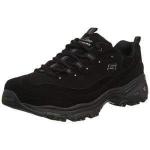 Skechers D'Lites Play on, Basket Femme, Black, 42 EU
