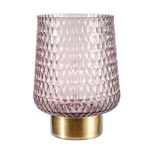 Image de Pauleen 48135 Sparkling Glamour Lampe Mobile Poser minuterie 6 Heures Pile luminaire câble Verre Gris/Métal, 0.8 W