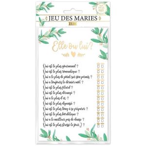 Ruedelafete Fiches Enquête mariés Elle OU Lui