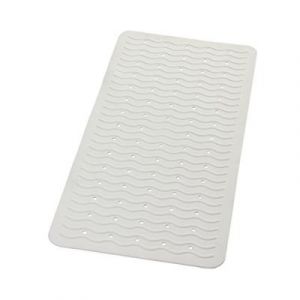 Ridder 683010-350 Playa Tapis Antidérapant pour Baignoire Caoutchouc Synthétique Blanc 38 x 80 cm