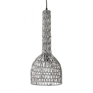 Lussiol Suspension en rotin gris d. 23 cm