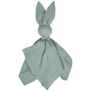 Sevira Kids Doudou Lapin en gaze de coton