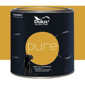 Dulux Valentine Peinture murs & boiseries Pure Jaune 0,5 l