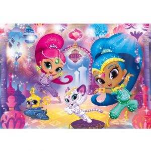 Clementoni Shimmer et Shine - Puzzle 60 pièces Super Color