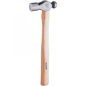 RUTHE 3001270119 - Martillo de bola con mango de madera de Hickory (255 g)