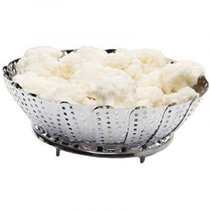 Image de Astuceo Panier cuit vapeur en Inox Argent