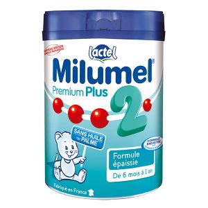 Image de Lactel Milumel Premium Plus 2&egrave;me &acirc;ge 900 g - de 6 &agrave; 12 mois