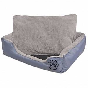 Image de VidaXL Lit pour chiens avec coussin rembourré Taille XXL Gris