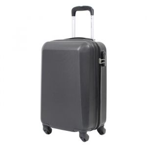 Alistair Valise Trolley Cabine 55cm Pure - ABS Ultra l&eacute;g&egrave;re et r&eacute;sistante - Marque fran&ccedil;aise - Garantie 2 Ans - SAV en France - Noir