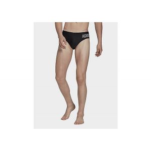 Adidas Slip De Bain Wording Noir, pointure Small - Noir - Taille Small