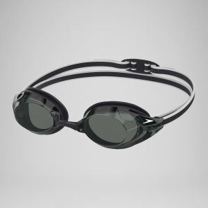 Speedo Vanquisher 3.0 Lunettes de plongée pour Mixte Adulte, Black/Smoke, One Size