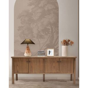 Yara - Buffet en bois massif de Sungkai 170 cm