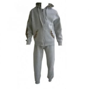 Jogging Enfant Gris L&eacute;opard (Taille 4 Ans,Couleur Gris)