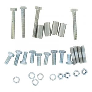 1tek origine Kit boulonnerie moteur 30 pi&egrave;ces pour Solex 50 3800 visserie v&eacute;losolex - MFPN : Kit boulonnerie moteur-224296-1N