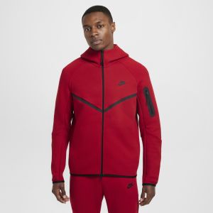 Nike Sweat à capuche et zip Windrunner Tech pour homme - Rouge - Taille XS - Male