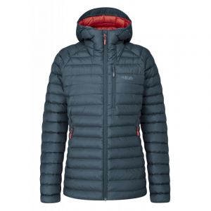 Rab Women's Microlight Alpine Long Jacket - Doudoune taille 8, bleu