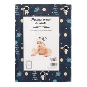 Image de Protège carnet santé enfant personnalisable Color Pop FRANCE 22 x 16 cm