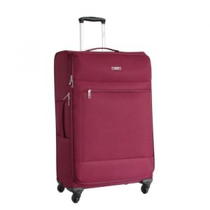 Alistair Breeze Valise Grande Taille 77 cm - Toile Souple - Rouge Bordeaux