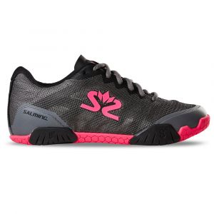 Salming Des Chaussures Hawk EU 40 Gun Metal / Pink