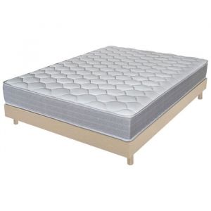 Image de Ebac Matelas + sommier 140x190 Madere - Decokit - Soutien ferme - Sommier démonté - Chêne - Chêne clair