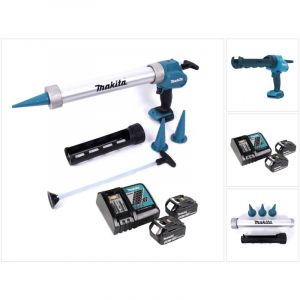 Makita DCG 180 RMX pistolet à cartouche sans fil 18 V + 2x batterie 4,0 Ah + chargeur