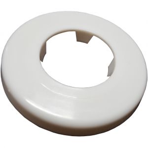 Tycner Rosette blanche couvercle rose pour trous de tuyaux trous cachés diamètre 40mm