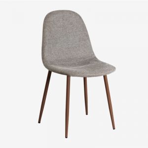 Chaise de Salle &agrave; Manger Glamm SKLUM Bois fonc&eacute;