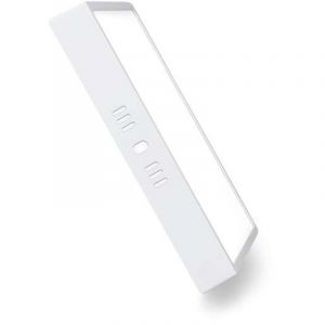 M Ledme - Plafonnier carr&eacute; Slim Series, 20 W, 2 000 lm, lumi&egrave;re froide (6 000 K), Plafonnier d'int&eacute;rieur IP20, pour cuisine, chambre, salle de bain, Installation facile, LM5253