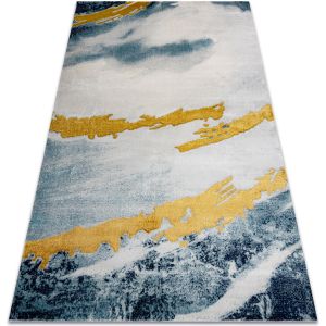 Tapis emerald exclusif 1023 glamour, élégant abstraction bleu / or blue 120x170 cm