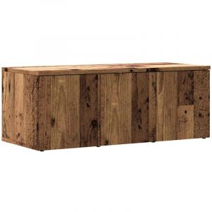 VidaXL Meuble tv vieux bois 80x34x30 cm bois d'ingénierie